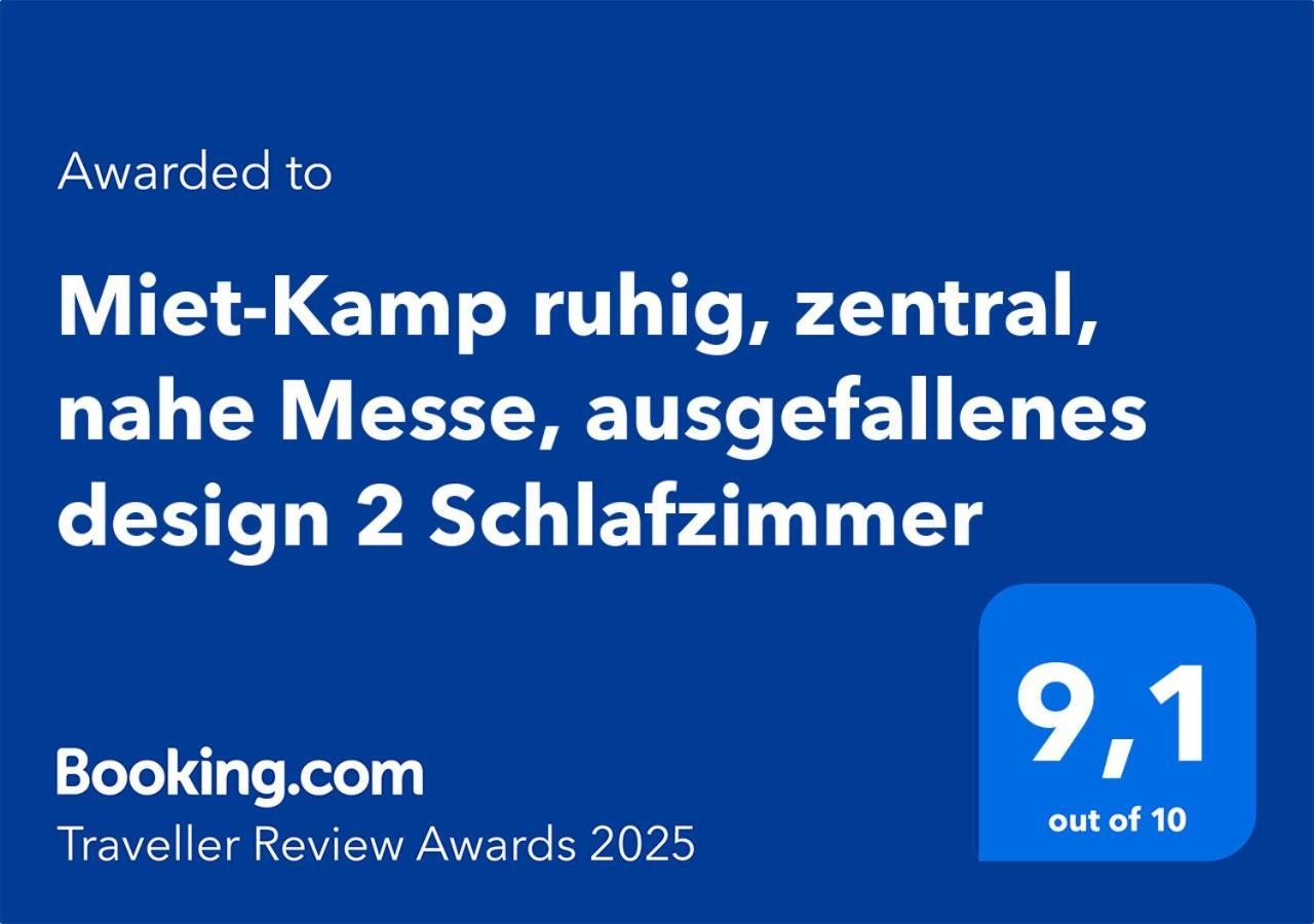 Miet-Kamp Ruhig, Zentral, Nahe Messe, Ausgefallenes Design 2 Schlafzimmer Berlin Exterior photo